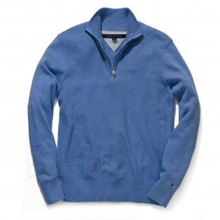 Tommy Hilfiger Sweter Meski -Half Zip Sweter